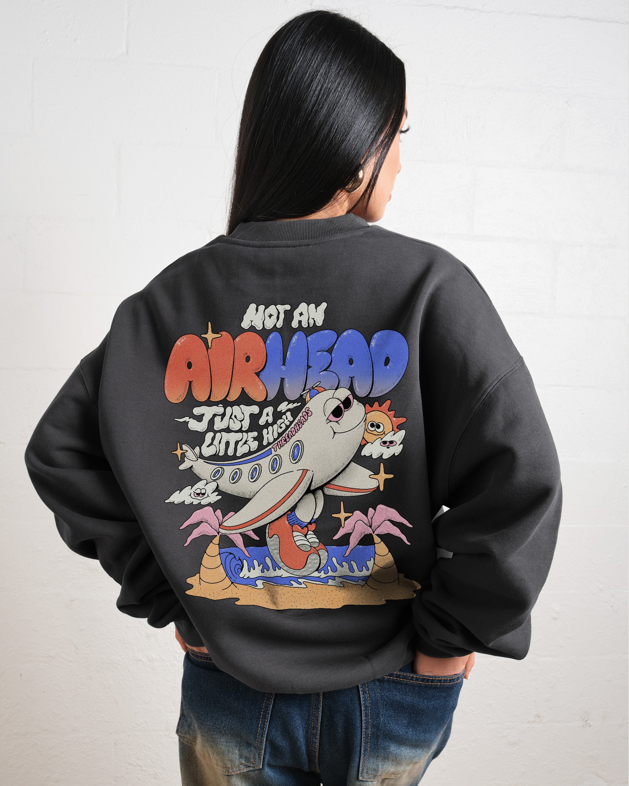 Airhead Graphic Sweatshirt Unisex 340gsm Cotton Polyester Blend