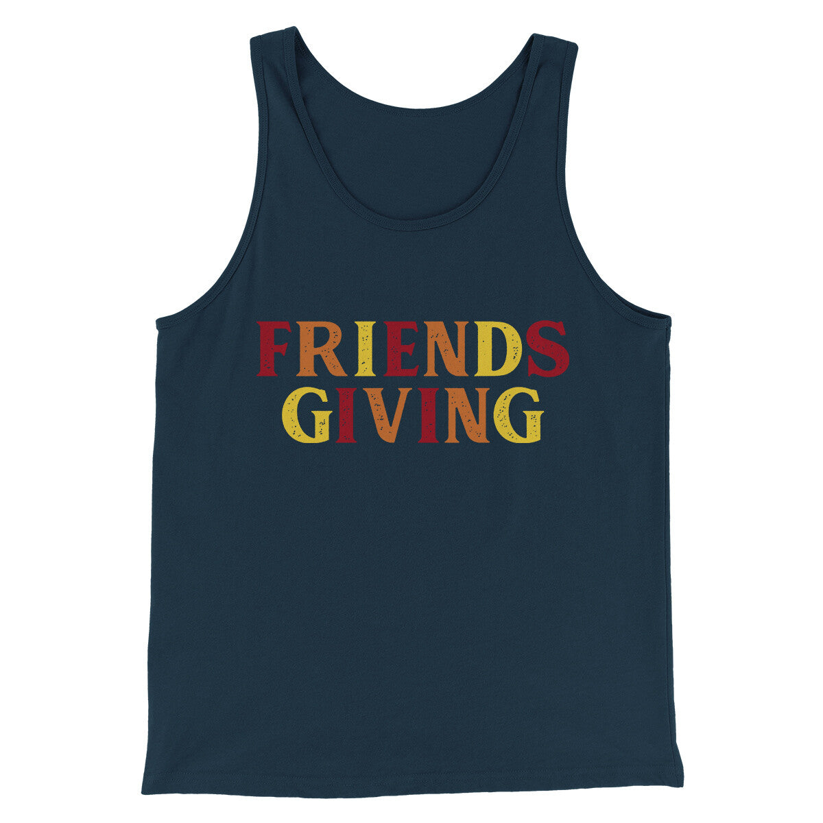 Friendsgiving Funny Thanksgiving Unisex Tank Top - Combed Ring-Spun Cotton