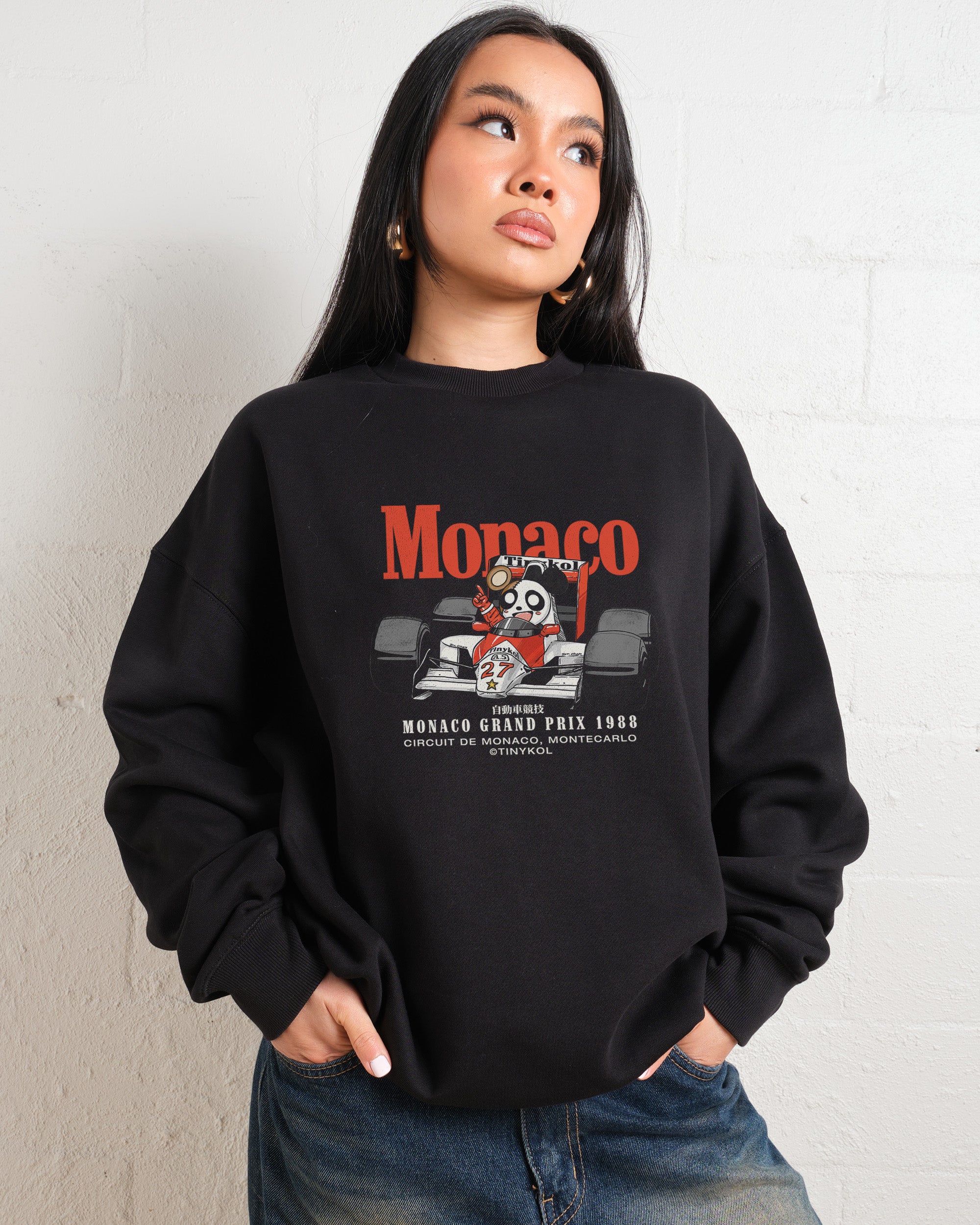 Monaco Racing Unisex Sweatshirt - Premium 340gsm Cotton Polyester Blend Graphic Print