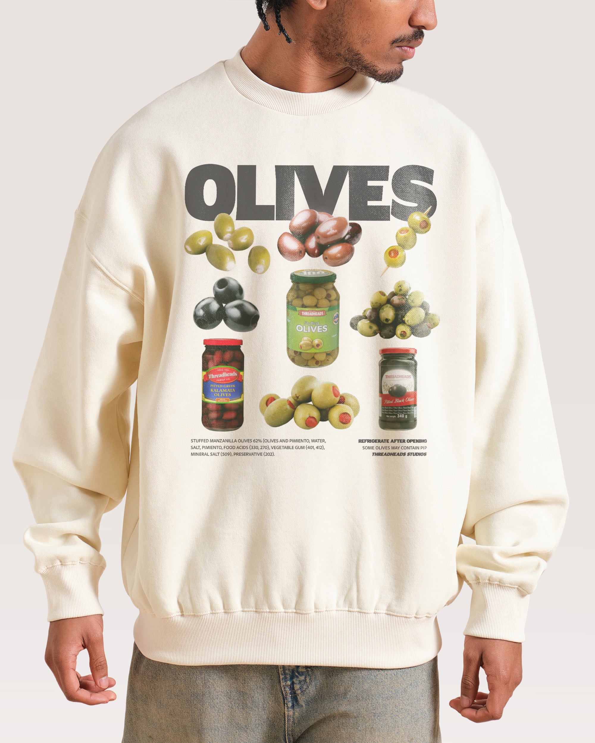 Olives Graphic Sweatshirt Unisex 340gsm Cotton Polyester Blend