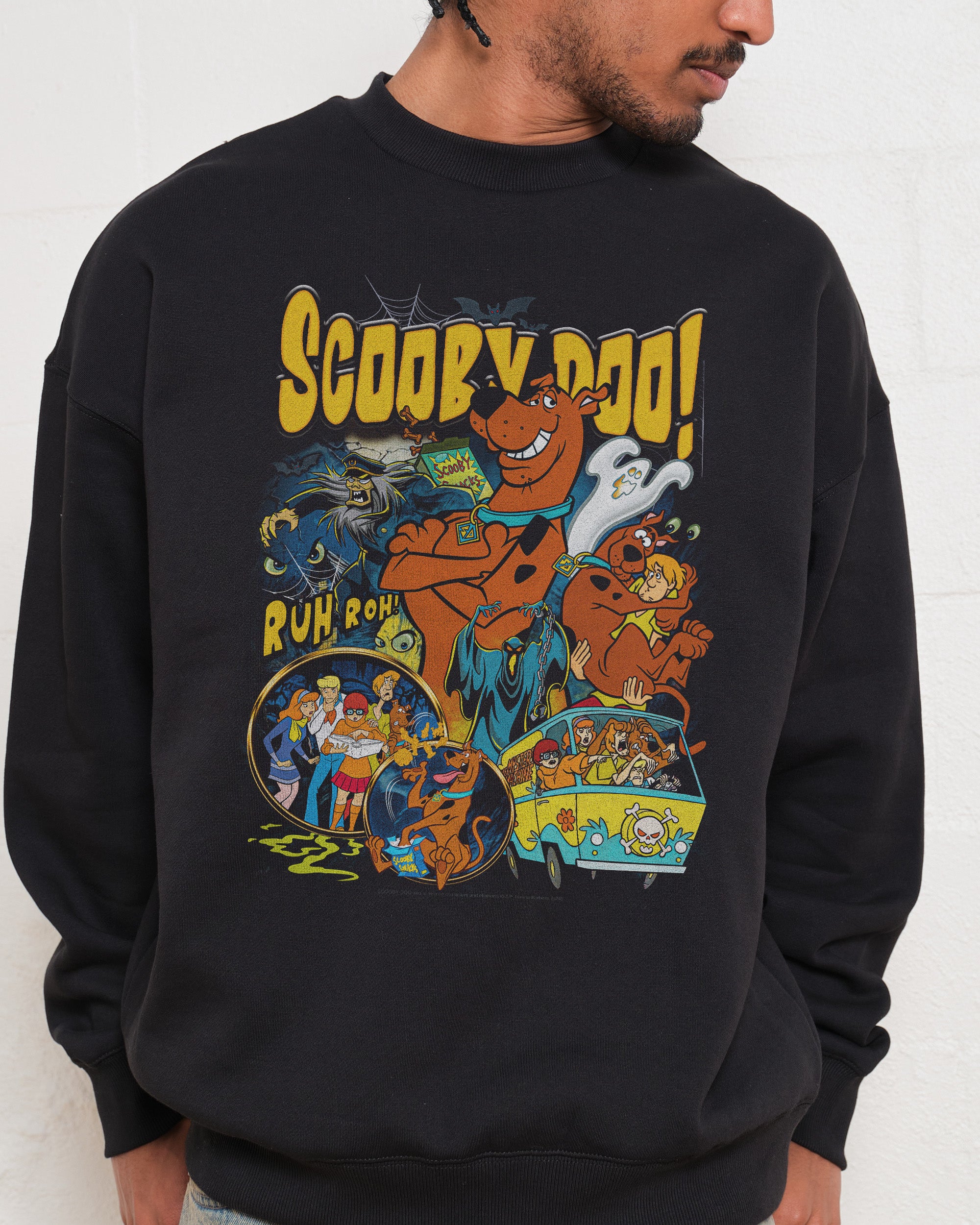 Scooby Doo Vintage Unisex Sweatshirt 340gsm Cotton Polyester Blend