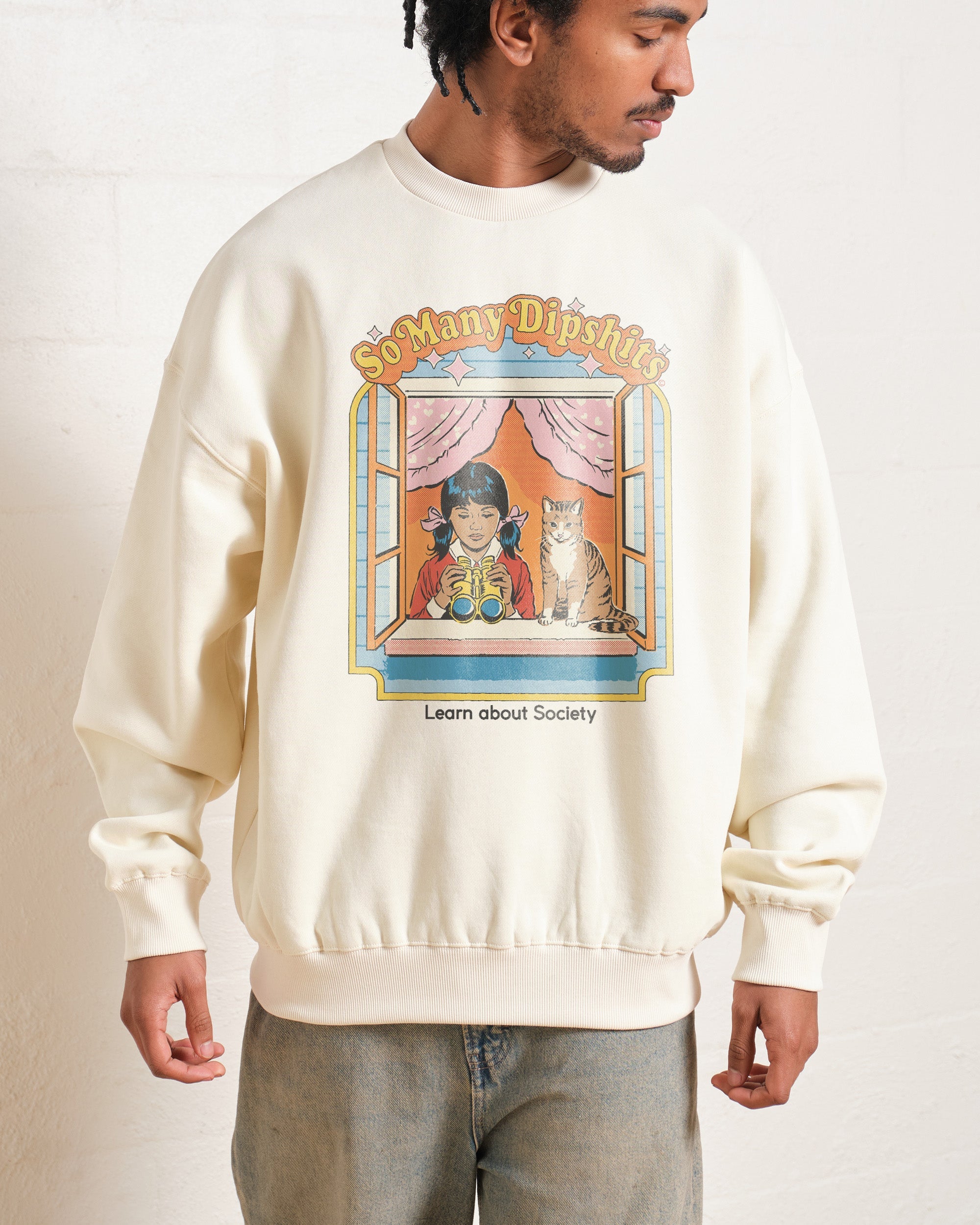 So Many Dipshits Graphic Sweatshirt Unisex Cotton Polyester Blend