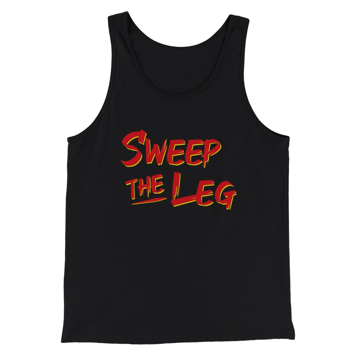Sweep The Leg Funny Movie Unisex Tank Top - Combed Ring-Spun Cotton