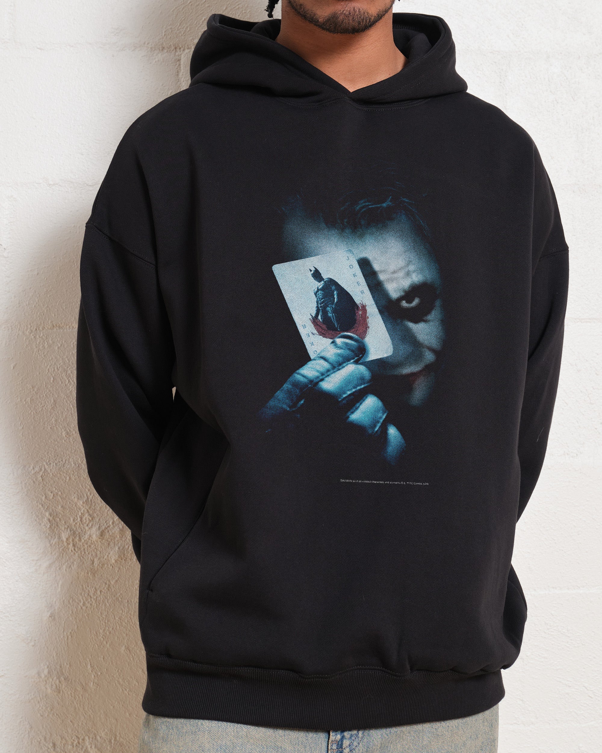 The Joker Playing Cards Unisex Hoodie - 90s Boxy Fit, 340gsm Cotton-Poly Blend
