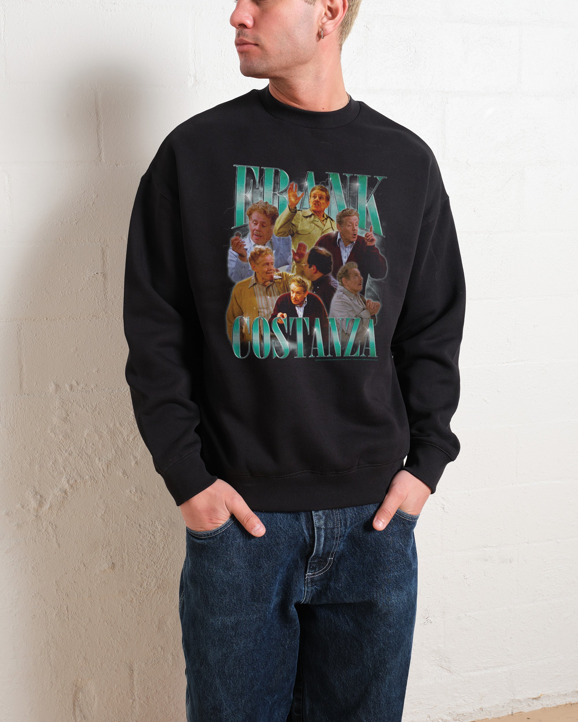 Vintage Frank Seinfeld Unisex Sweatshirt 80% Cotton 340gsm