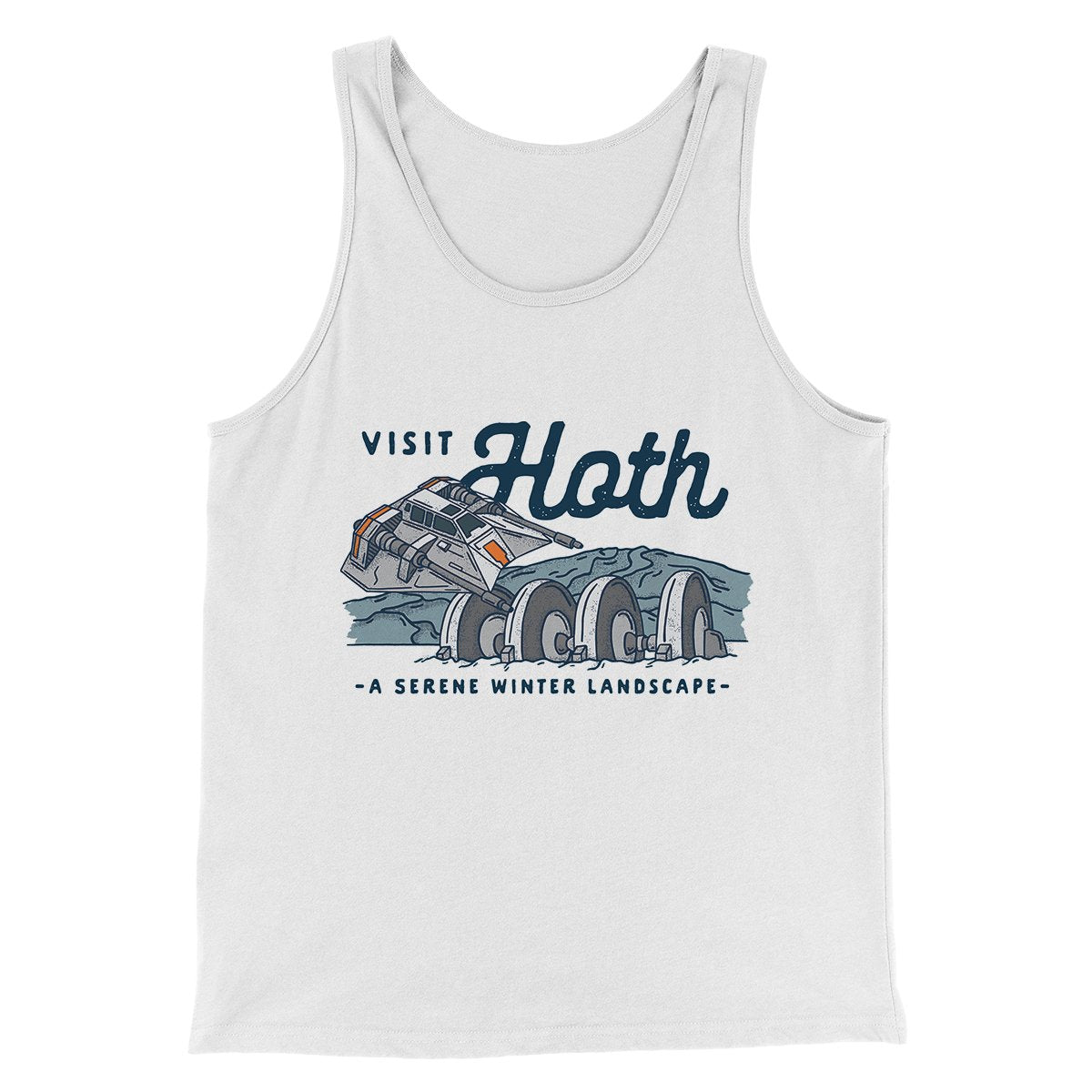 Visit Hoth Funny Star Wars Movie Unisex Tank Top - Combed Ring-Spun Cotton