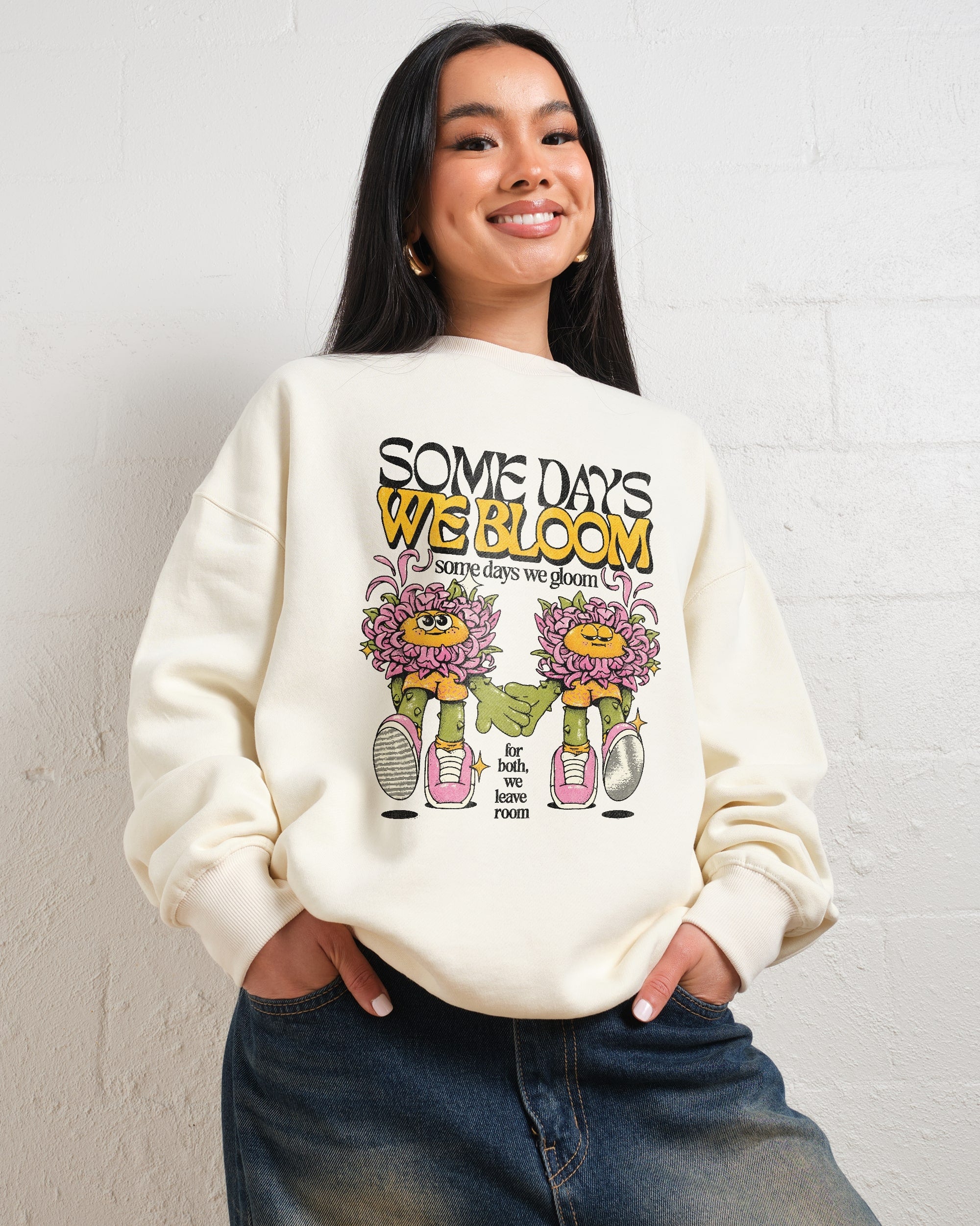 We Bloom Unisex Sweatshirt 80% Cotton 340gsm Graphic Print