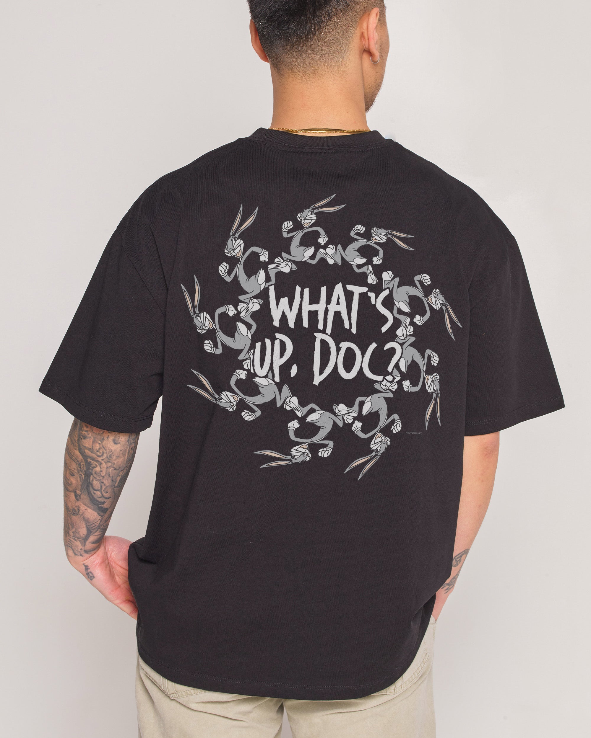 What's up, Doc? Looney Tunes Oversized Graphic Tee - Unisex 100% Combed Cotton