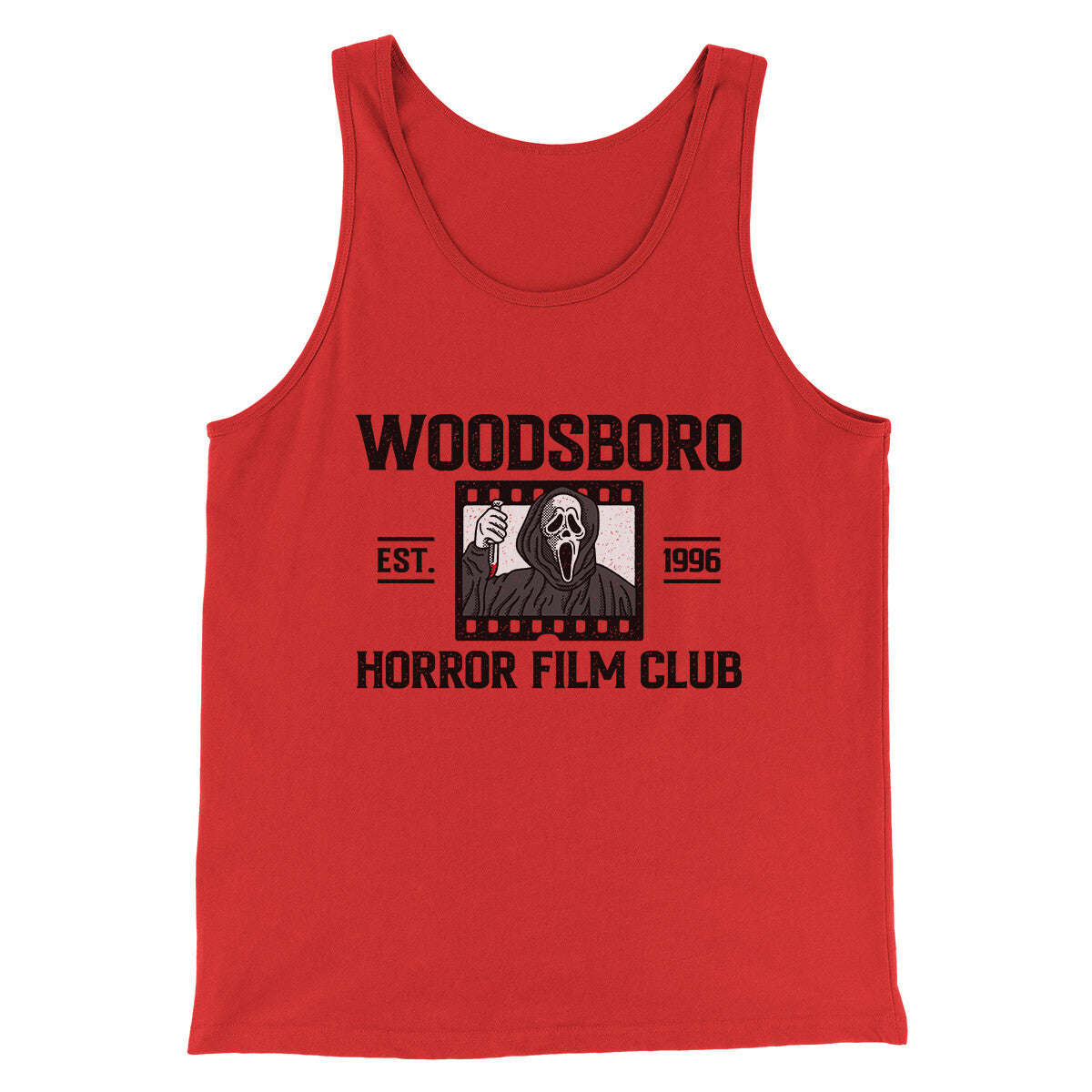 Woodsboro Horror Film Club Funny Movie Unisex Tank Top - Combed Ring-Spun Cotton